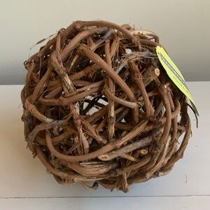 Large Decorative Woven Ball NWT